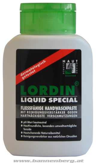 Handreiniger LORDIN Liquid - gegen stärkste Verschmutzungen